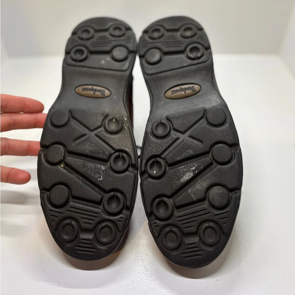 Men's Rockport Eureka Brown Leather Walking Shoes K71201 (Size 9.5) - Picture 7 of 12